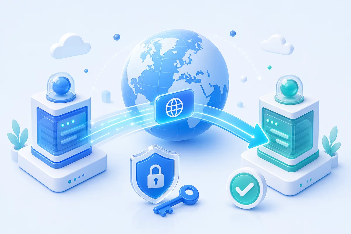 Secure domain transfer between registrar platforms